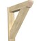 Ekena Millwork Traditional Slat Rough Sawn Outlooker, Douglas Fir, 8"W x 38"D x 38"H OUT08X38X38TRA06RDF - alternate 1